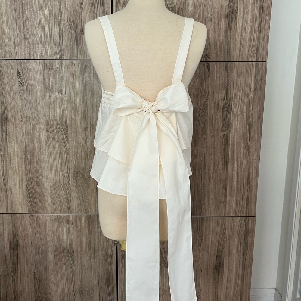 Elegant White Layered Women's Top